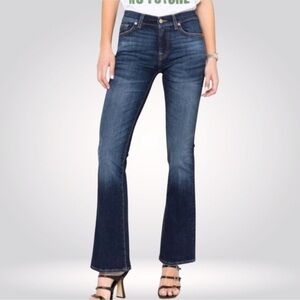 7 for all mankind high waist bootcut studded pocket detail size 28